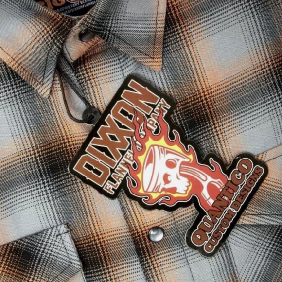 Dixxon "Quantico Big Bore" Flannel NIB XL Extra Large - Rare Sturgis Harley - Picture 4 of 6